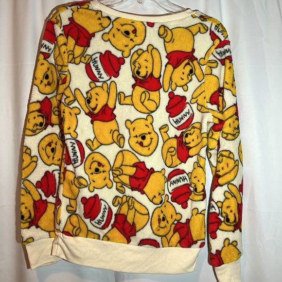 Disney Winnie the Pooh fuzzy sweat shirt size small - Picture 2 of 5